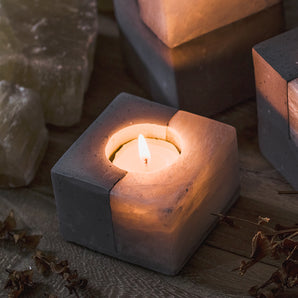 TD's StoneLit Luminaire Candle Holder Set